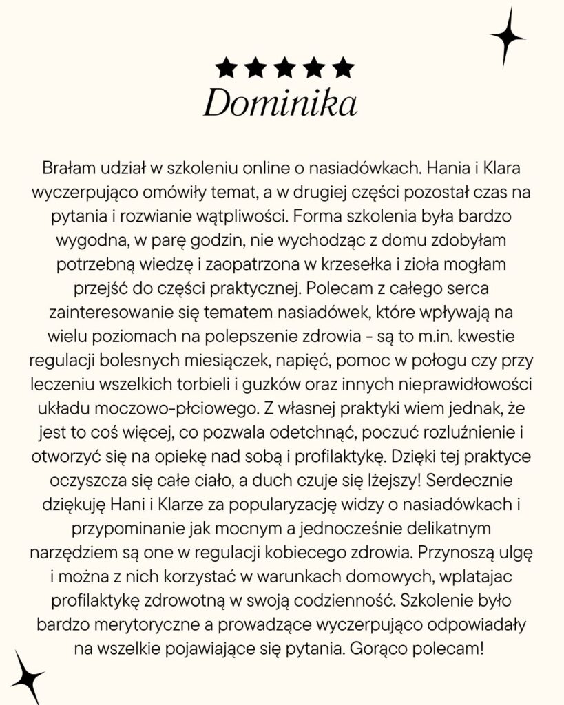 recenze Przewodniczka rytualu Yoni Steam